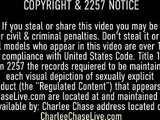 Milf Charlee Chase drills plugged mature pussy