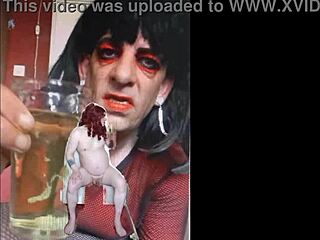 Bisexual Sissy Male Naked Exposed Swallowing Pee