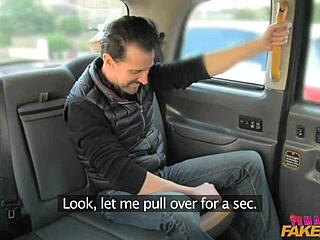 fat cock stretches tight pussy in uk taxi ride