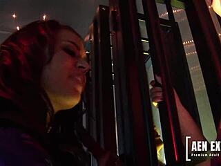 eva angelina's neon sex dungeon orgy with cindy behr and carly parker