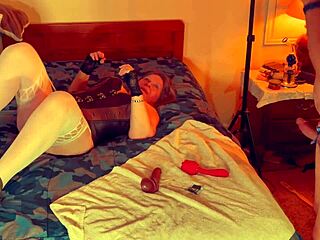 Granny's Wild Dildo Playtime in Heels Turns Naughty