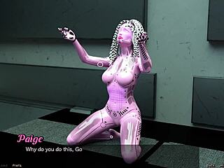 Yo, check this Asian MILF scientist showing off her 3D project!