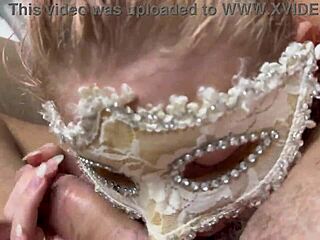 18-Year-Old Virgin Girl Gives Deep Blowjob To Sexy Pizza Deliveryman