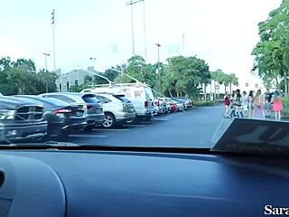 Busty Cougar Sara Jay Rides Driver Shaundam’s Big Black Cock Hard