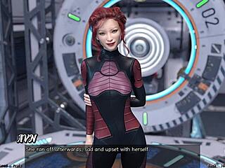 Yo, check this Asian MILF scientist showing off her 3D project!