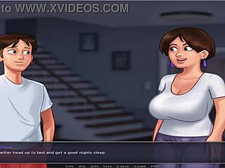 Old busty character shines in Summer Time Saga part 21