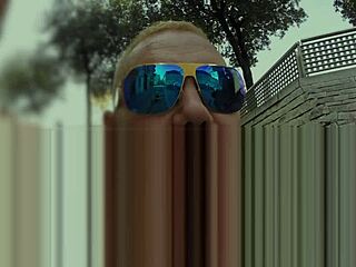 Man Negotiates Semi-Public Blowjob With Cigarette, Then Pounds Her Passionately Indoors