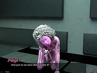 Yo, check this Asian MILF scientist showing off her 3D project!