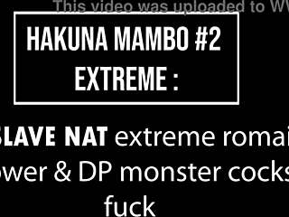 Hakuna Mambo 2 dominates with nasty BBC double penetration
