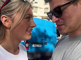 hard fuck with sexy tour guide in barcelona streets trailer