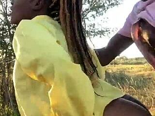 Caught Bunking Classes, Bent Over For Big Black Cock Creampie