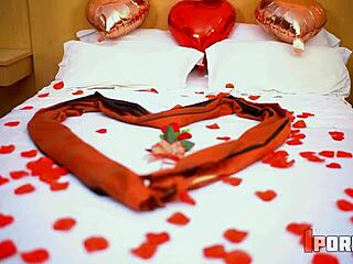 Wedding day turned wild with a rough ebony blowjob from the pretty bride. Can you believe it?