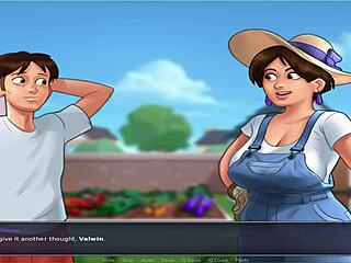 Summer Time Saga Unc Part 7 Features Busty Characters in Hentai Game Action.