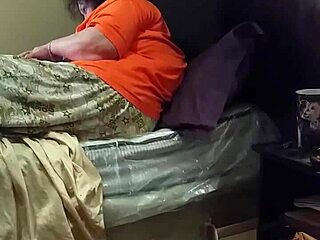 Stepmother Flashes and Watches Big Black Cock Monster Eagerly.