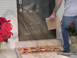 Housewife Requires Help with Her Butt Plug