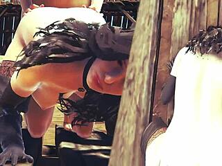 Yennefer Of Vengerberg In Witcher 3 Enjoys Hardcore Sex In Medieval Village With Missionary And Anal Fucking, Ending In Cumshot On Her Back