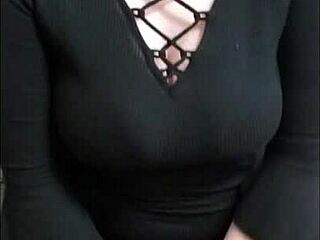 yo, watch this bitchy femdom extort with strapon pov