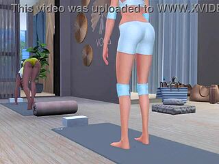 Hey, wanna see lustful lesbian sluts getting dirty in the gym? Preview now