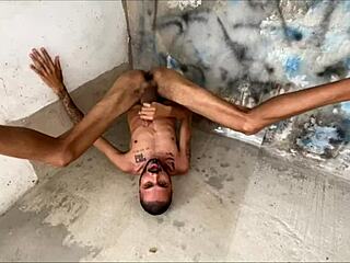 hey, watch me cum on my own face with this monster cock