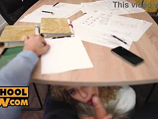 Frisky babe sucks you.