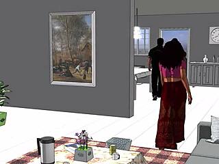 इंडियन देसी स्टेप सिस्टर को ब्रदर-इन-लॉ ने बंग्ड किया