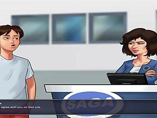 Summer Time Saga Unc Part 7 Features Busty Characters in Hentai Game Action.