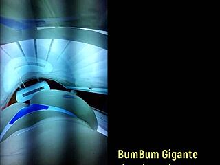 I prepare for lover in tanning booth