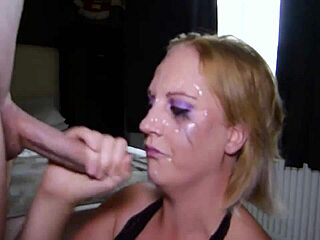 Extreme Sloppy Seconds in Messy Blowjob Action