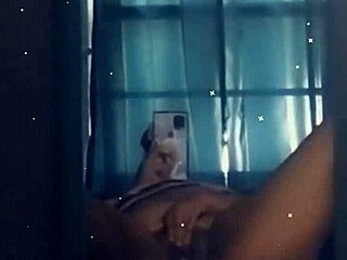 pussy reflection in mirror - kharmas show-off