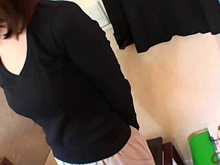 Lina experiences intense pleasure from anal pearl mischief ending in creampie.