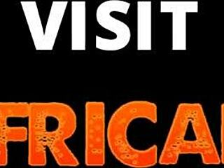 Real Africans Amateur Couple Doggystyle After Shower