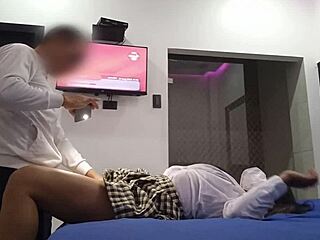 Dirty Teacher Nails Lazy Student in Wild Doggystyle