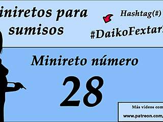 Hot shemale in a miniskirt has sex with her master