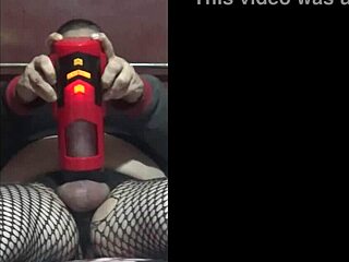 Watch the Machine Take Over in Shy Amateur Crossdressing Clip