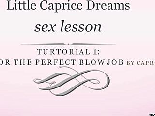Little 18+ Caprice Dreams Giving Perfect Blowjob Instructions