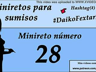 Hot shemale in a miniskirt has sex with her master