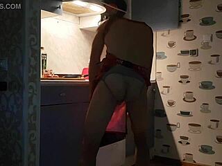 jasper getting assfucked while cooking in the kitchen