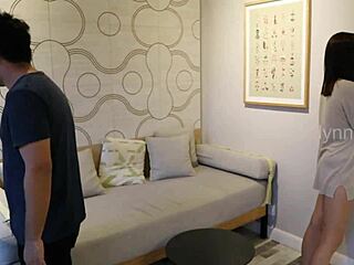 The repair guy came over and fucked me hard while my husband was away, riding in POV style.