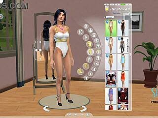 creating an indian teen girl sim in 3d