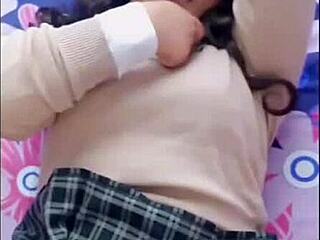 She convinces public school student to fuck for money