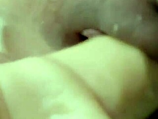 mature turkish lady slides dildo in wet slit