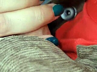 blowjob in the car, she swallows it all and licks her fingers