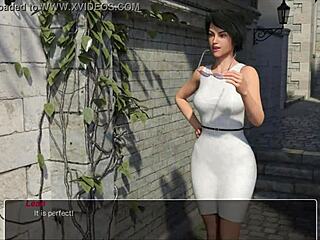 Knockout master dominates busty brunette outdoors with raw power