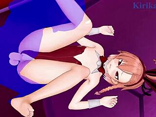 damn, mikamo neru bunny girl and uzawa reisa have intense sex in blue archive hentai!