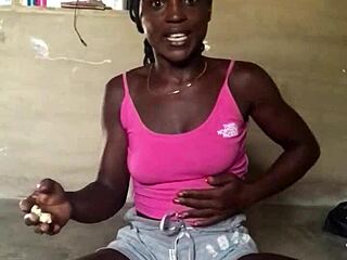 Crazybitch enjoys her food while giving life lessons part 2