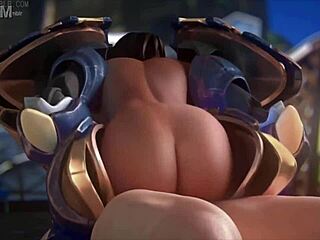 i can’t get enough of this bass slut hmv in 3d anime. her ass takes it all!