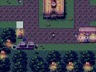 Tanned Natsuki in hentai game ep 35 peeing exhibitionist wetting her pussy. Is she too wild?