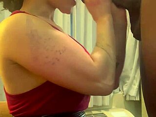 Sexy Latina MILF Therapist Sucks Big Black Cock And Cums