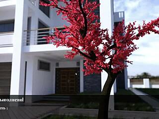 Complete Gameplay Of Red Sakura Mansion Part 6 With 3D Porn Elements