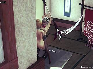 Two Girls Masturbating Each Other Intensely